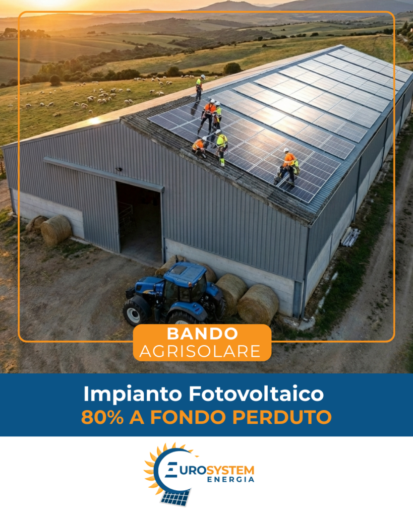 bando agrisolare sardegna 2026 : impianto fotovoltaico a fondo perduto
